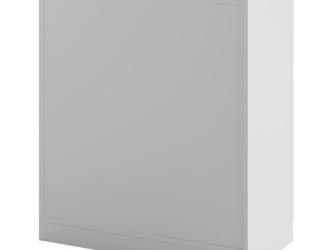 Modern Wood Sideboard Credenza 2 3D Modell