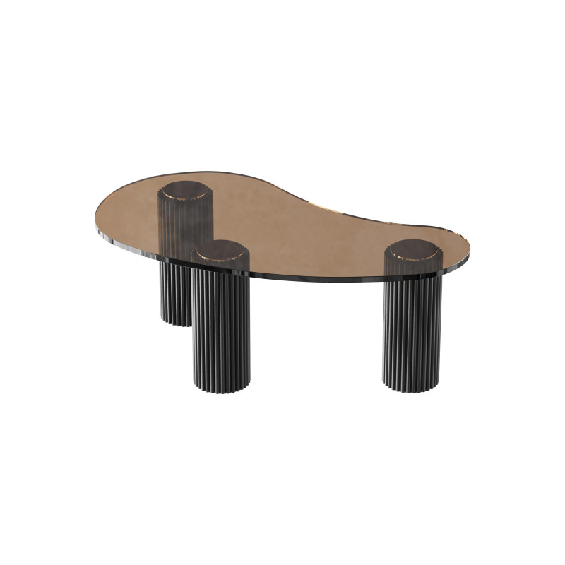 Modern Black Coffee Table Modelo 3D .c4d .max .obj .3ds .fbx .stl .blend 
