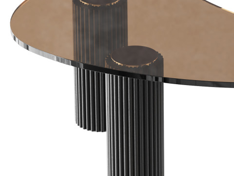 Modern Black Coffee Table Modelo 3D