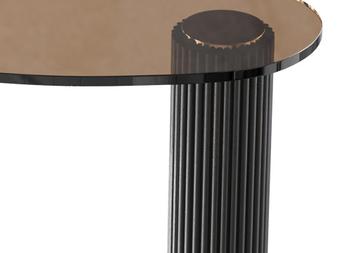 Modern Black Coffee Table Modelo 3D