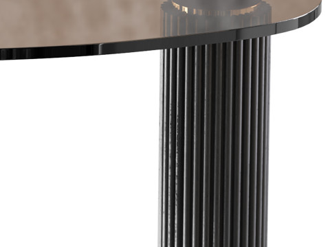 Modern Black Coffee Table Modelo 3D