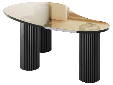 Modern Black Coffee Table Modelo 3D
