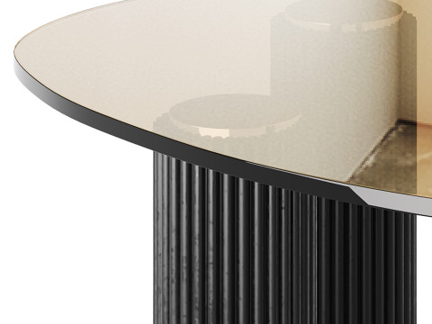 Modern Black Coffee Table Modelo 3D