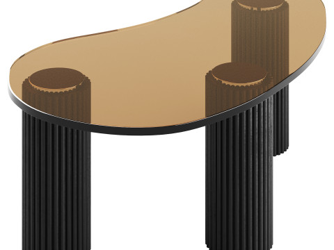 Modern Black Coffee Table Modelo 3D