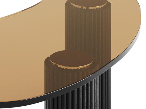 Modern Black Coffee Table Modelo 3D
