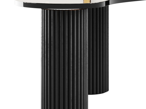 Modern Black Coffee Table Modelo 3D