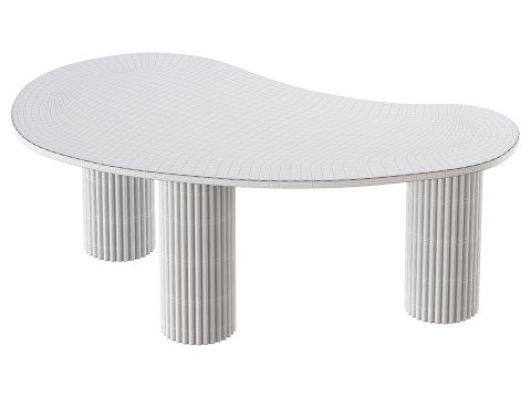Modern Black Coffee Table Modelo 3D