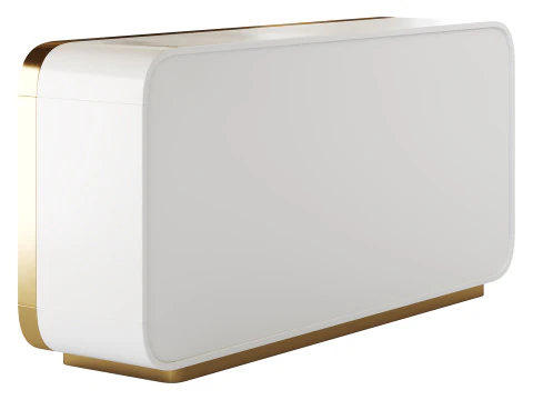 Modern Off White Sideboard 3D Model