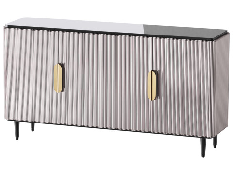 Modern Sideboard Buffet Black Kitchen 3D-Modell