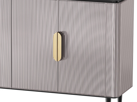 Modern Sideboard Buffet Black Kitchen 3D-Modell