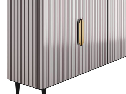 Modern Sideboard Buffet Black Kitchen 3D-Modell
