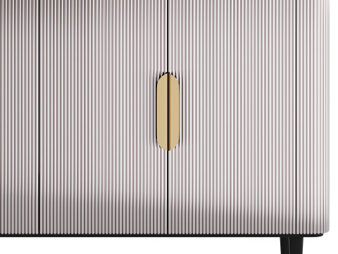 Modern Sideboard Buffet Black Kitchen 3D-Modell