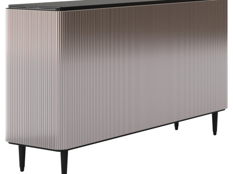 Modern Sideboard Buffet Black Kitchen 3D-Modell