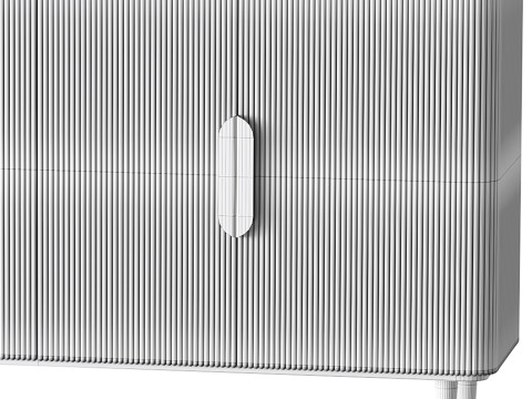 Modern Sideboard Buffet Black Kitchen 3D-Modell