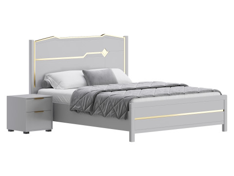 Modern White Bed I 3Dモデル