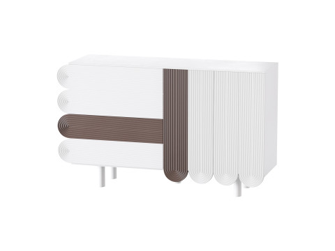 Modern White Sideboard 3D Model