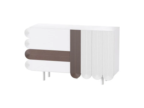 Aparador Branco Moderno Modelo 3D