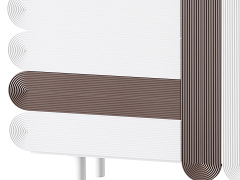 Modern White Sideboard Modello 3D