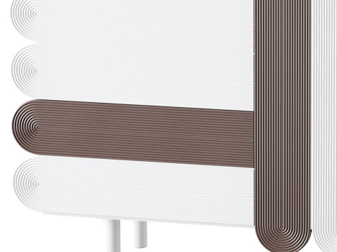 Modern White Sideboard 3D Model