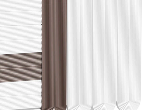 Modern White Sideboard 3D Model