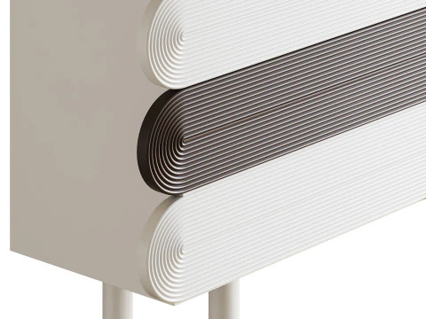 Modern White Sideboard 3D Model