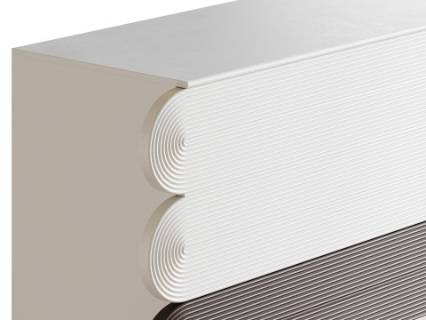 Modern White Sideboard Modello 3D