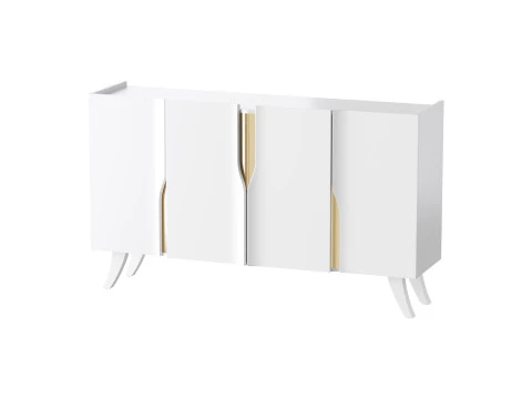 Buffet moderno della credenza bianca Modello 3D