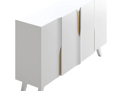 Modern White Sideboard Buffet 3D Model