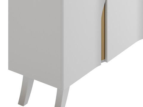 Modern White Sideboard Buffet 3D 모델