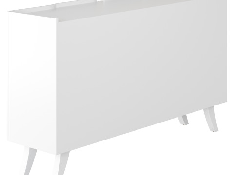 Modern White Sideboard Buffet 3D 모델