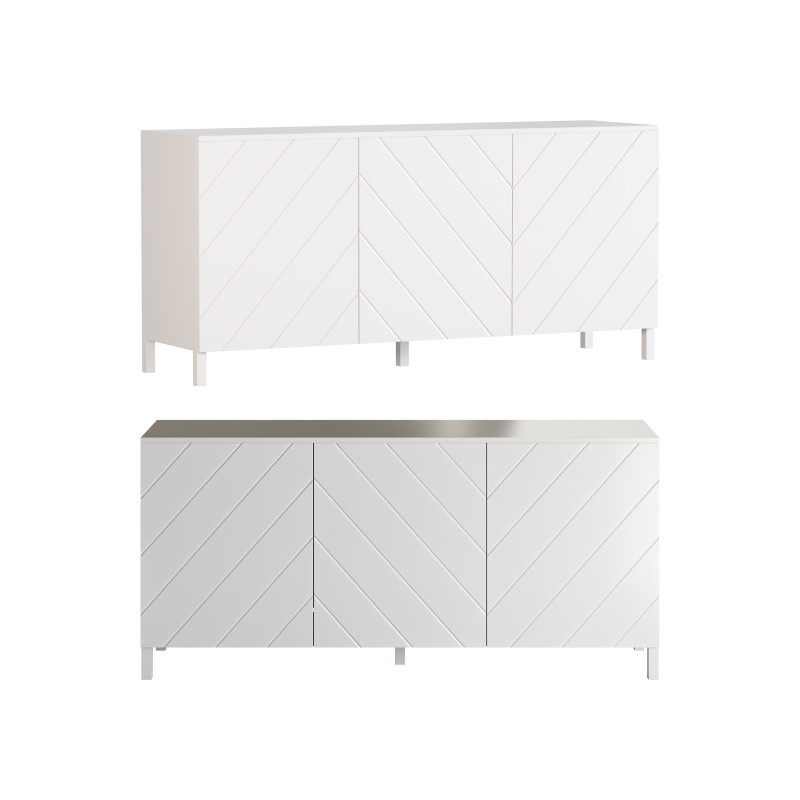 Pennyfield Sideboard 3D Model .c4d .max .obj .3ds .fbx .stl .blend 