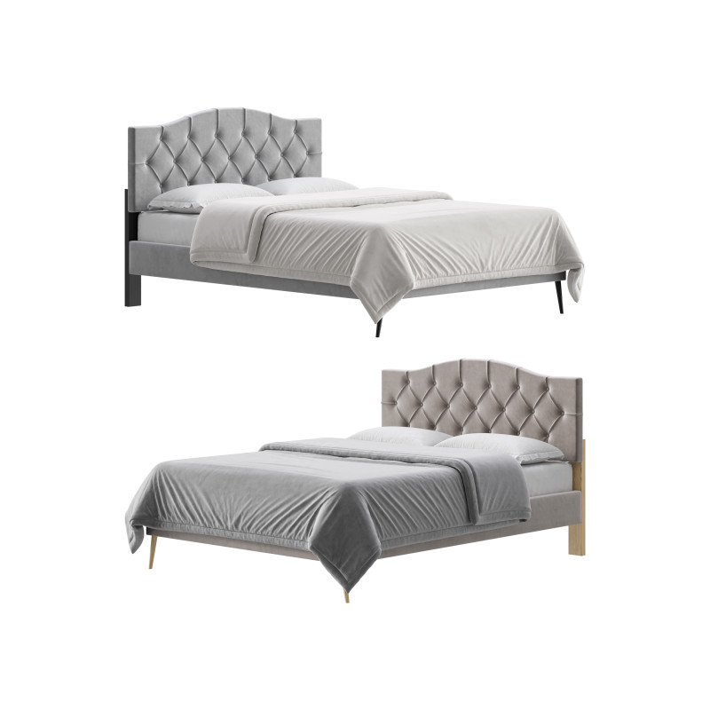 Perth Fabric Bed Frame Modèle 3D .c4d .max .obj .3ds .fbx .stl .blend 