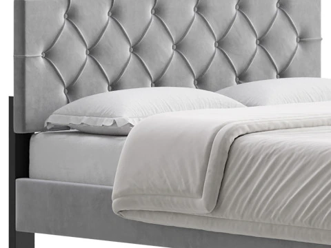Perth Fabric Bed Frame 3D Model