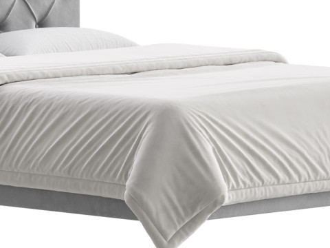 Perth Fabric Bed Frame Modèle 3D