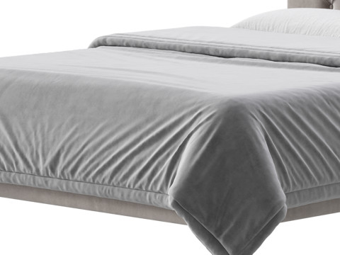 Perth Fabric Bed Frame Modèle 3D