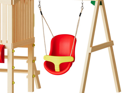 PLUMR TODDLER TOWER WOODEN PLAY CENTRE - OUT OF STOCK ETA TBA Model 3D