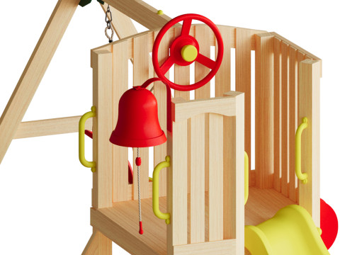 PLUMR TODDLER TOWER WOODEN PLAY CENTRE - OUT OF STOCK ETA TBA Model 3D