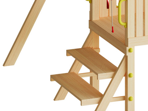 PLUMR TODDLER TOWER WOODEN PLAY CENTRE - OUT OF STOCK ETA TBA Model 3D