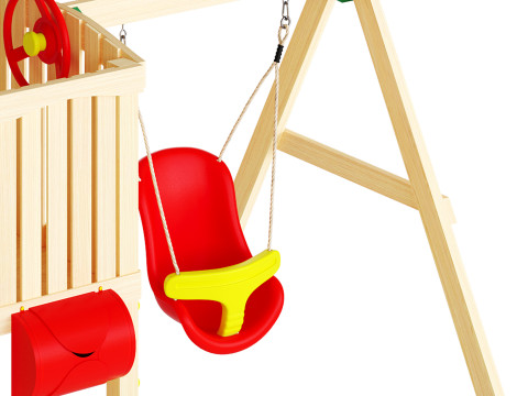 PLUMR TODDLER TOWER WOODEN PLAY CENTRE - OUT OF STOCK ETA TBA Model 3D