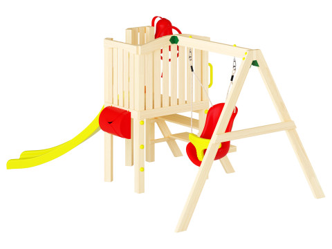 PLUMR TODDLER TOWER WOODEN PLAY CENTRE - OUT OF STOCK ETA TBA Model 3D