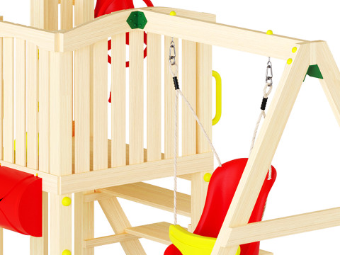 PLUMR TODDLER TOWER WOODEN PLAY CENTRE - OUT OF STOCK ETA TBA Model 3D