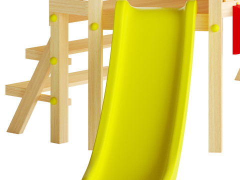 PLUMR TODDLER TOWER WOODEN PLAY CENTRE - OUT OF STOCK ETA TBA Model 3D