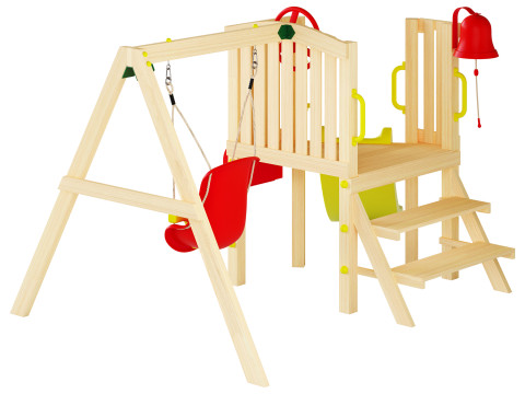 PLUMR TODDLER TOWER WOODEN PLAY CENTRE - OUT OF STOCK ETA TBA Model 3D