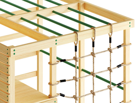 PLUMR CLIMBING CUBE PLAY CENTRE Model 3D