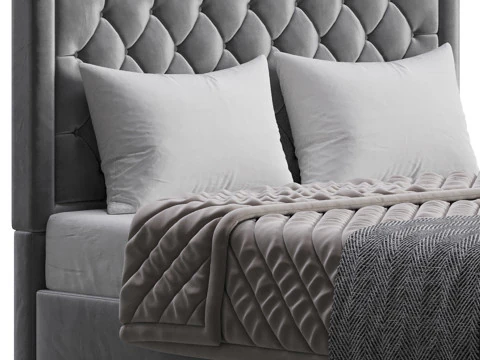 Struttura letto principessa Modello 3D