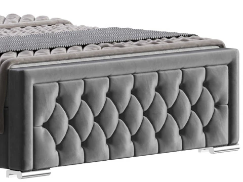 Struttura letto principessa Modello 3D