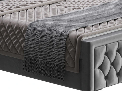 Struttura letto principessa Modello 3D