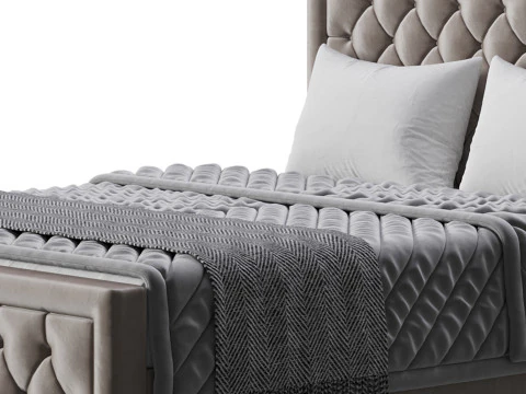 Struttura letto principessa Modello 3D