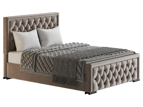 Struttura letto principessa Modello 3D