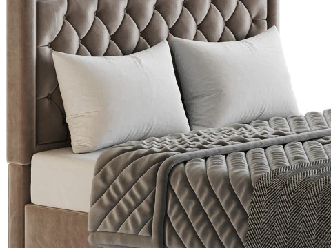 Struttura letto principessa Modello 3D